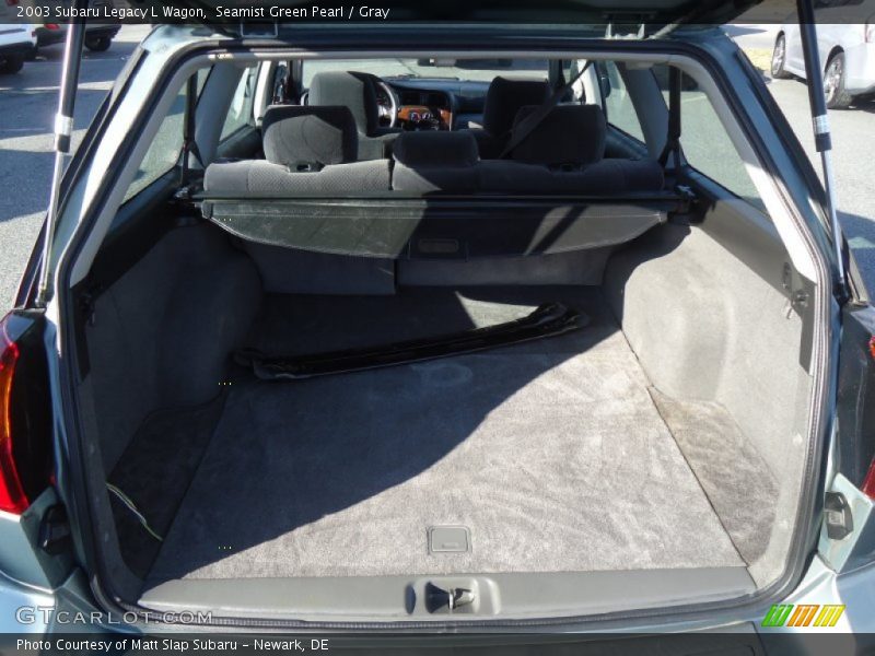 Seamist Green Pearl / Gray 2003 Subaru Legacy L Wagon