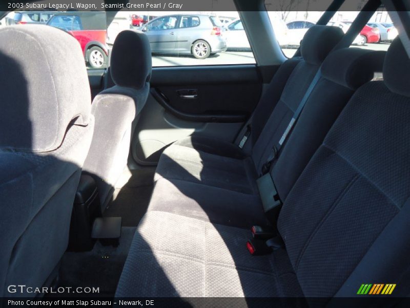 Seamist Green Pearl / Gray 2003 Subaru Legacy L Wagon