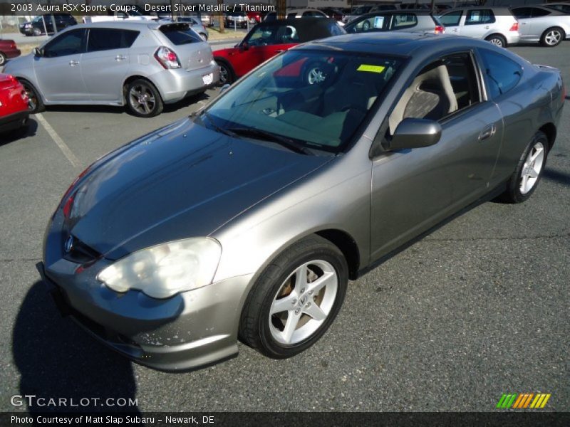 Desert Silver Metallic / Titanium 2003 Acura RSX Sports Coupe