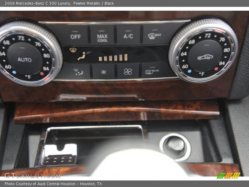 Pewter Metallic / Black 2009 Mercedes-Benz C 300 Luxury