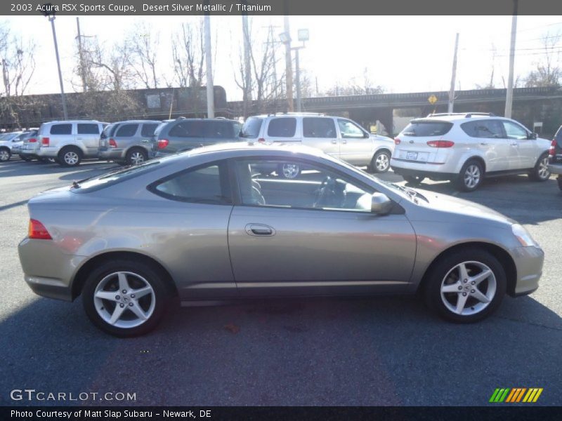 Desert Silver Metallic / Titanium 2003 Acura RSX Sports Coupe
