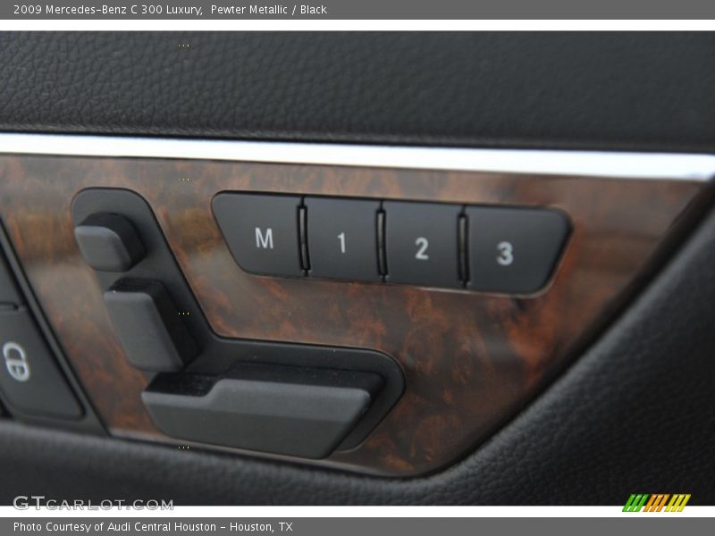 Pewter Metallic / Black 2009 Mercedes-Benz C 300 Luxury