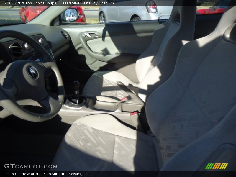 Desert Silver Metallic / Titanium 2003 Acura RSX Sports Coupe
