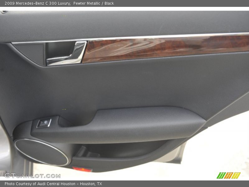 Pewter Metallic / Black 2009 Mercedes-Benz C 300 Luxury