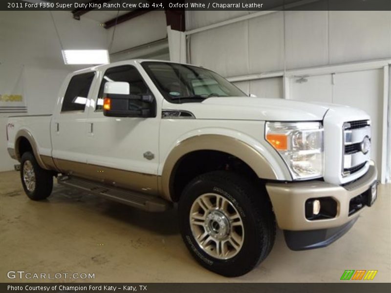 Oxford White / Chaparral Leather 2011 Ford F350 Super Duty King Ranch Crew Cab 4x4