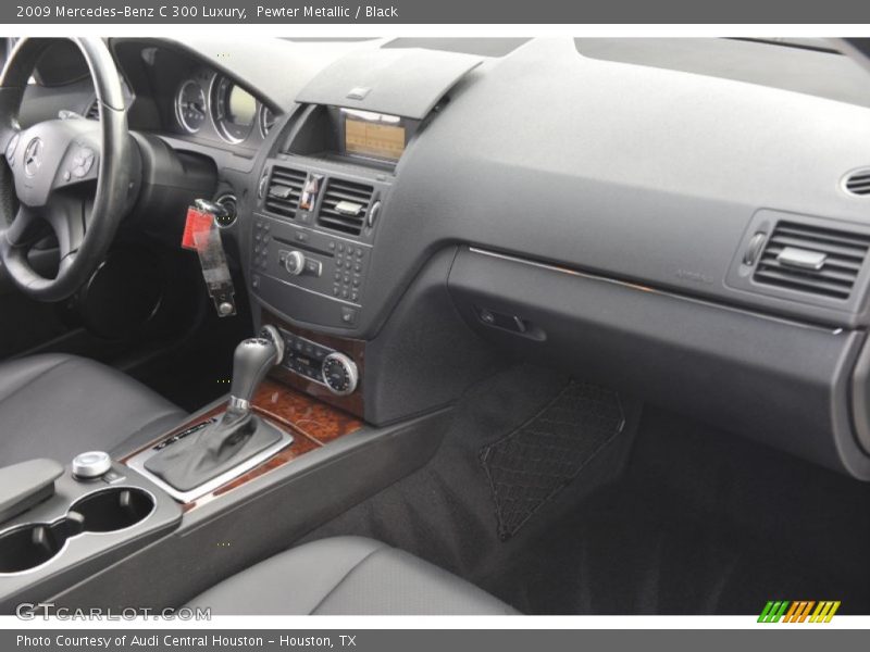 Pewter Metallic / Black 2009 Mercedes-Benz C 300 Luxury