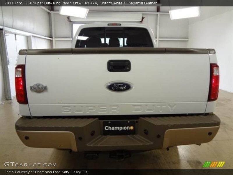 Oxford White / Chaparral Leather 2011 Ford F350 Super Duty King Ranch Crew Cab 4x4