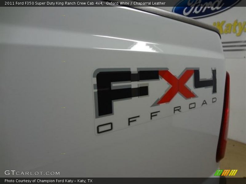 Oxford White / Chaparral Leather 2011 Ford F350 Super Duty King Ranch Crew Cab 4x4