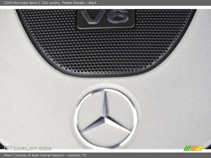 Pewter Metallic / Black 2009 Mercedes-Benz C 300 Luxury