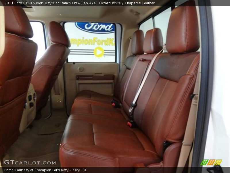 Oxford White / Chaparral Leather 2011 Ford F350 Super Duty King Ranch Crew Cab 4x4