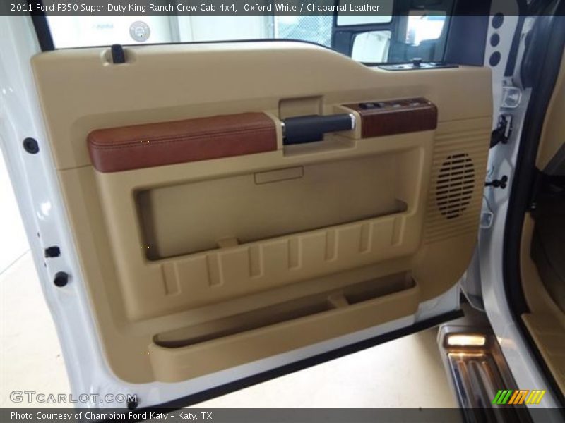 Oxford White / Chaparral Leather 2011 Ford F350 Super Duty King Ranch Crew Cab 4x4