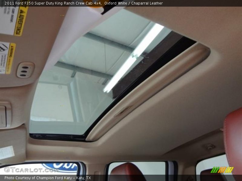 Oxford White / Chaparral Leather 2011 Ford F350 Super Duty King Ranch Crew Cab 4x4