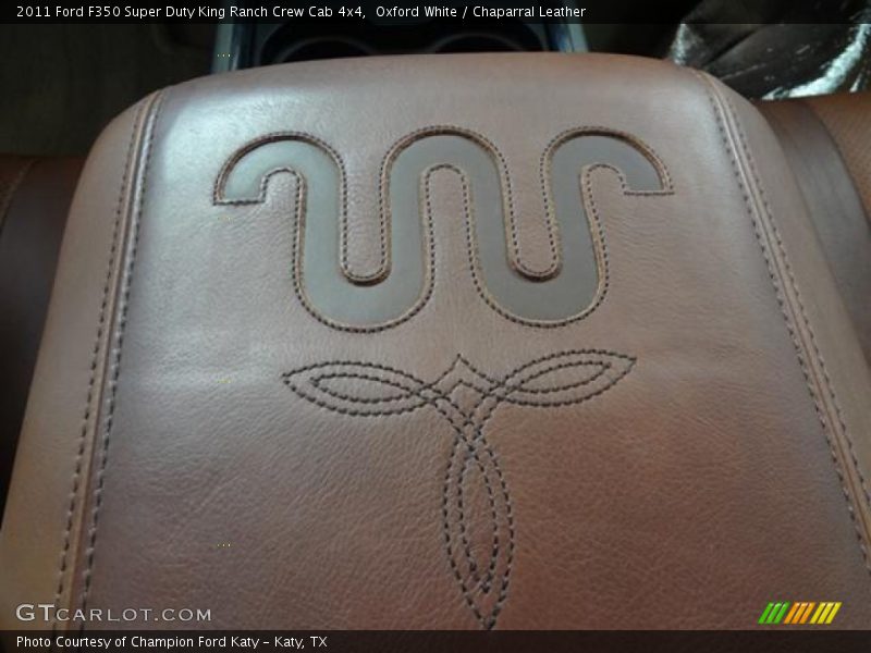 Oxford White / Chaparral Leather 2011 Ford F350 Super Duty King Ranch Crew Cab 4x4