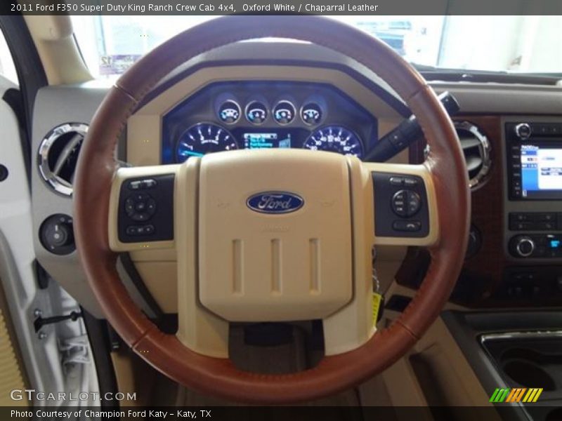Oxford White / Chaparral Leather 2011 Ford F350 Super Duty King Ranch Crew Cab 4x4