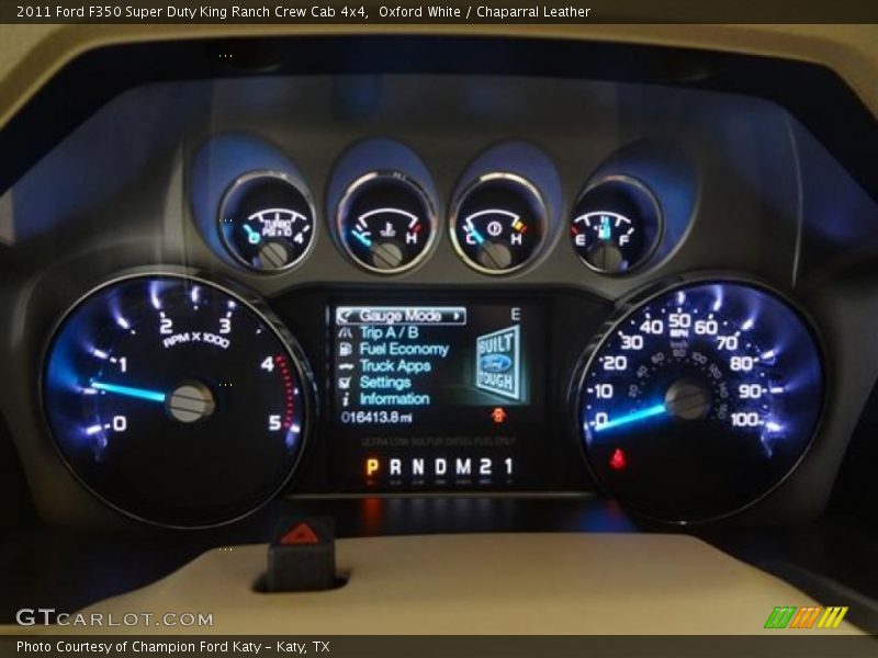 Oxford White / Chaparral Leather 2011 Ford F350 Super Duty King Ranch Crew Cab 4x4
