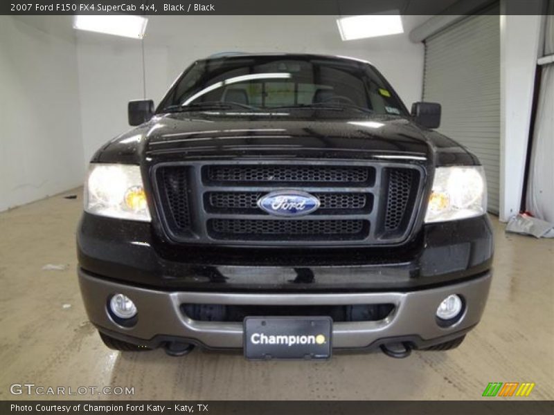 Black / Black 2007 Ford F150 FX4 SuperCab 4x4