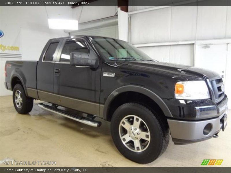 Black / Black 2007 Ford F150 FX4 SuperCab 4x4