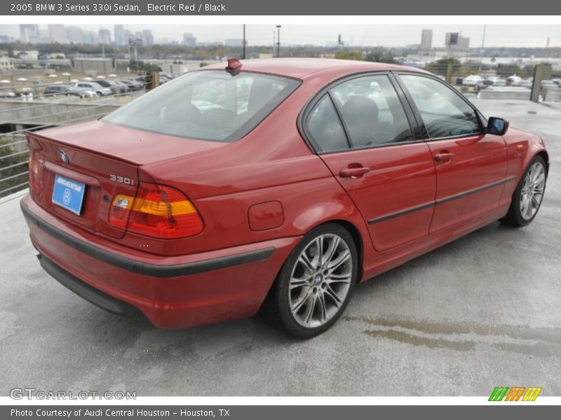 Electric Red / Black 2005 BMW 3 Series 330i Sedan