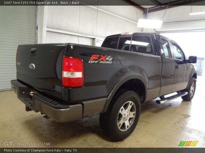Black / Black 2007 Ford F150 FX4 SuperCab 4x4