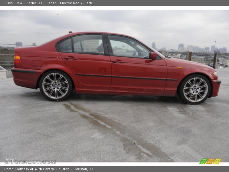 Electric Red / Black 2005 BMW 3 Series 330i Sedan