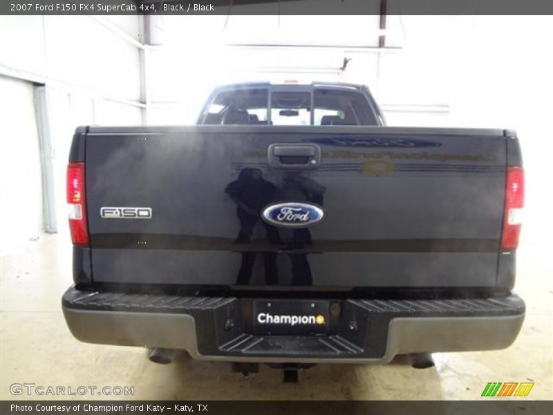 Black / Black 2007 Ford F150 FX4 SuperCab 4x4