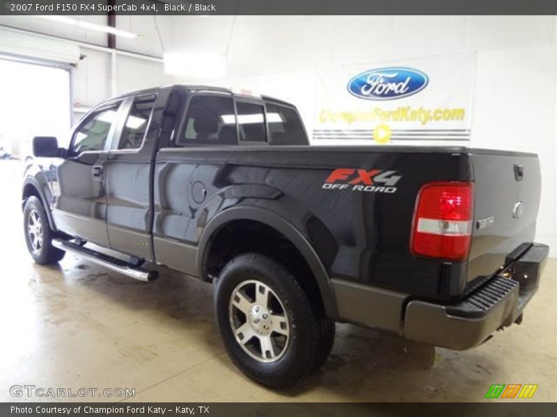 Black / Black 2007 Ford F150 FX4 SuperCab 4x4