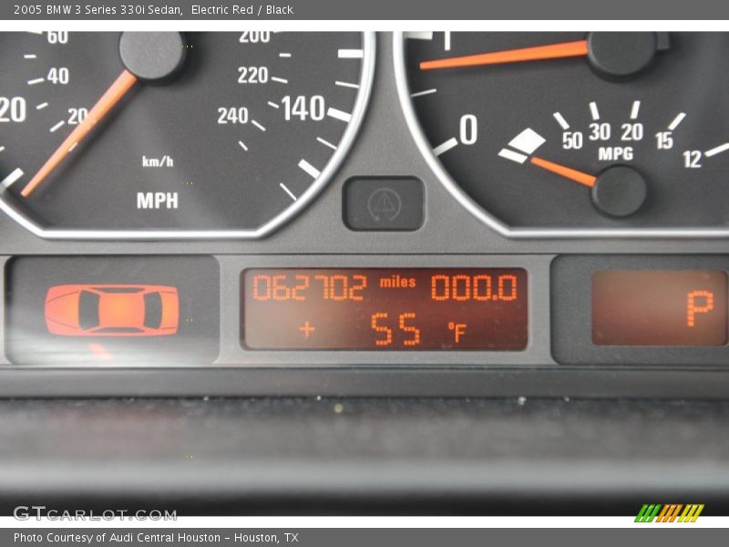 Electric Red / Black 2005 BMW 3 Series 330i Sedan