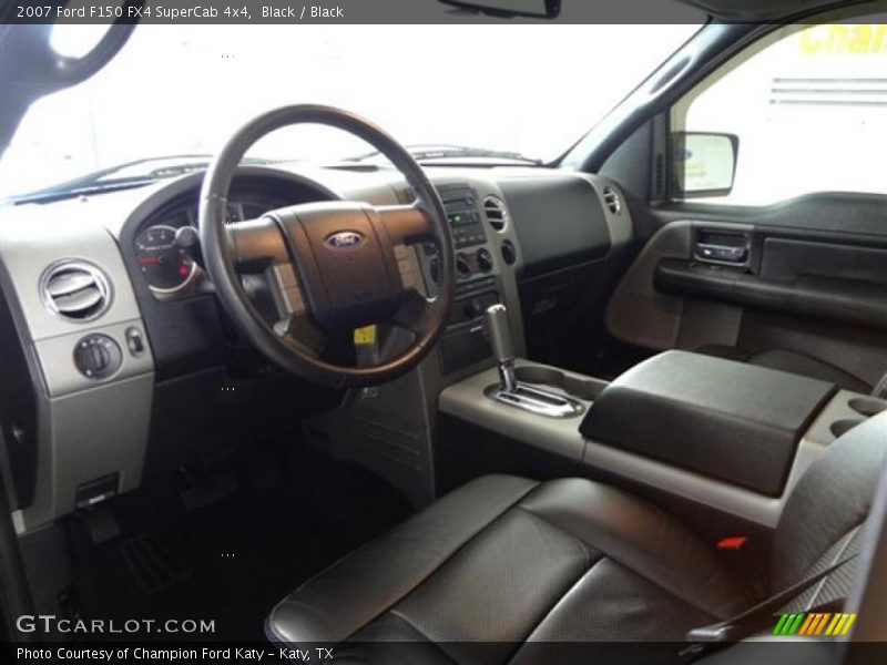 Black / Black 2007 Ford F150 FX4 SuperCab 4x4
