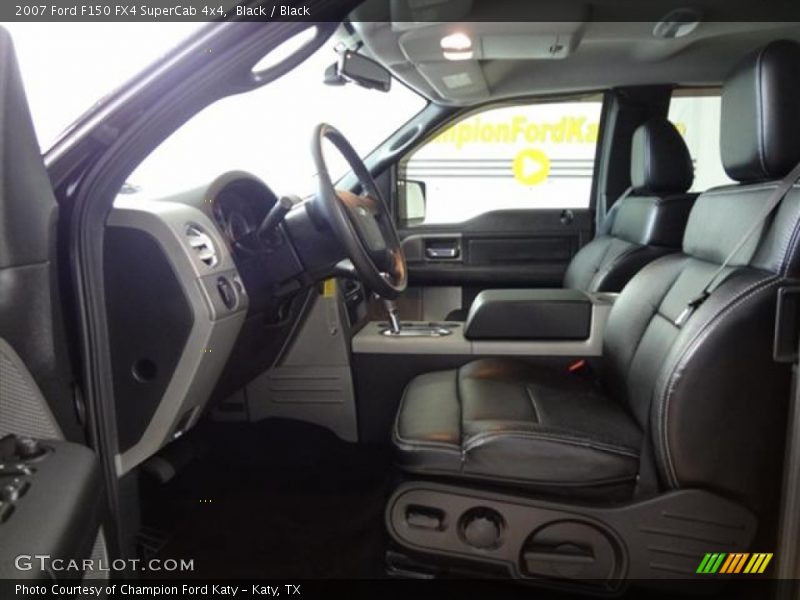 Black / Black 2007 Ford F150 FX4 SuperCab 4x4