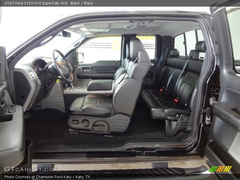 Black / Black 2007 Ford F150 FX4 SuperCab 4x4