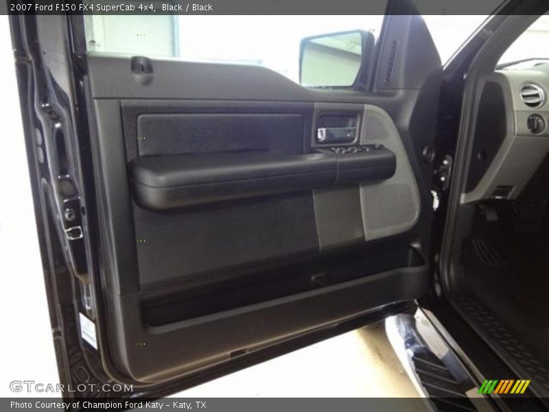 Black / Black 2007 Ford F150 FX4 SuperCab 4x4