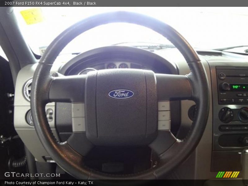 Black / Black 2007 Ford F150 FX4 SuperCab 4x4