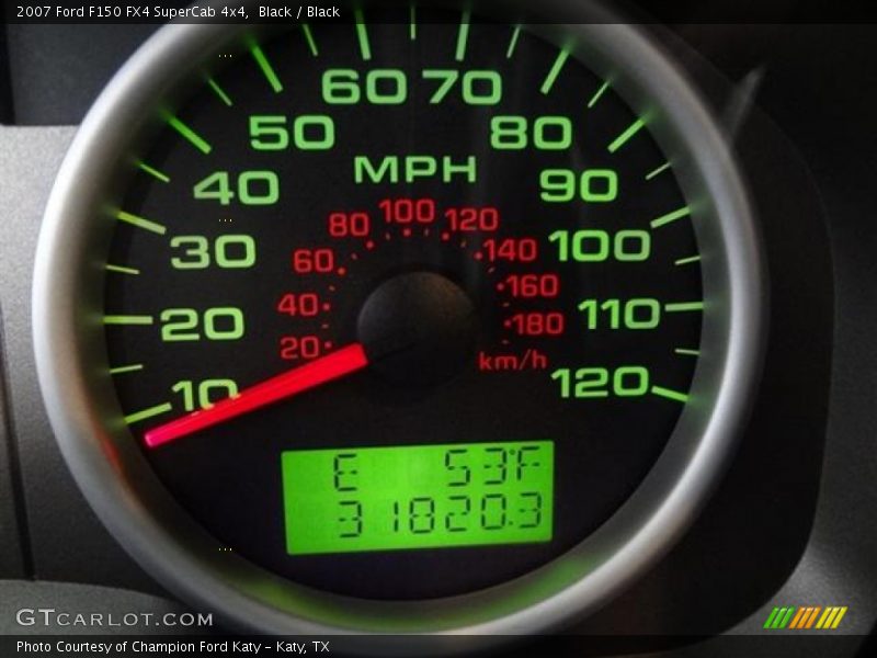 Black / Black 2007 Ford F150 FX4 SuperCab 4x4