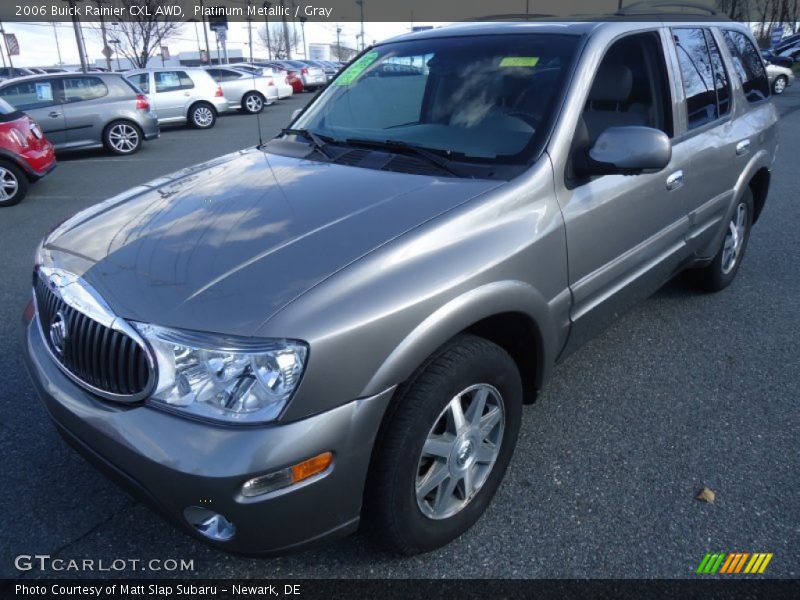 Platinum Metallic / Gray 2006 Buick Rainier CXL AWD