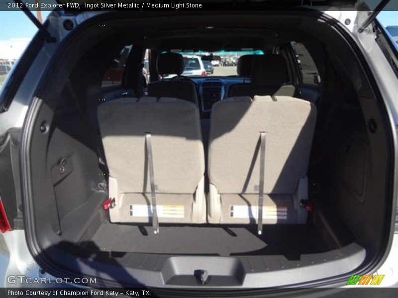 Ingot Silver Metallic / Medium Light Stone 2012 Ford Explorer FWD
