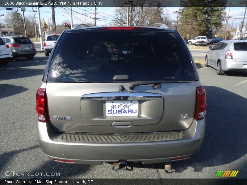 Platinum Metallic / Gray 2006 Buick Rainier CXL AWD