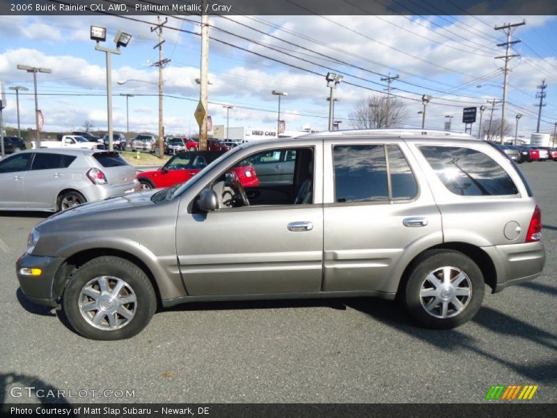 Platinum Metallic / Gray 2006 Buick Rainier CXL AWD