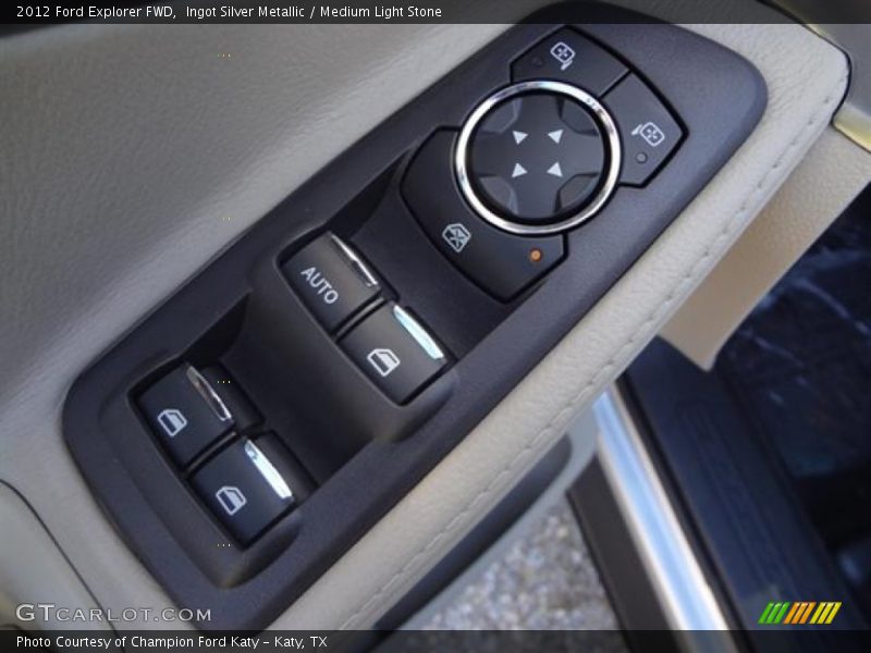 Ingot Silver Metallic / Medium Light Stone 2012 Ford Explorer FWD