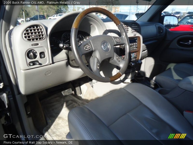 Platinum Metallic / Gray 2006 Buick Rainier CXL AWD