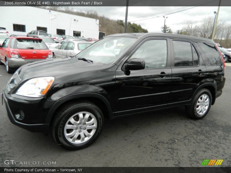 Nighthawk Black Pearl / Black 2006 Honda CR-V SE 4WD