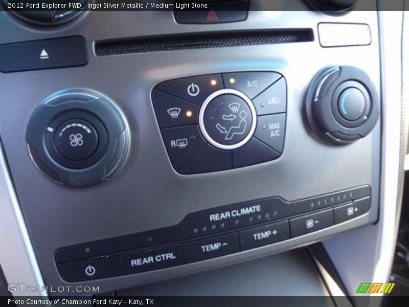 Ingot Silver Metallic / Medium Light Stone 2012 Ford Explorer FWD