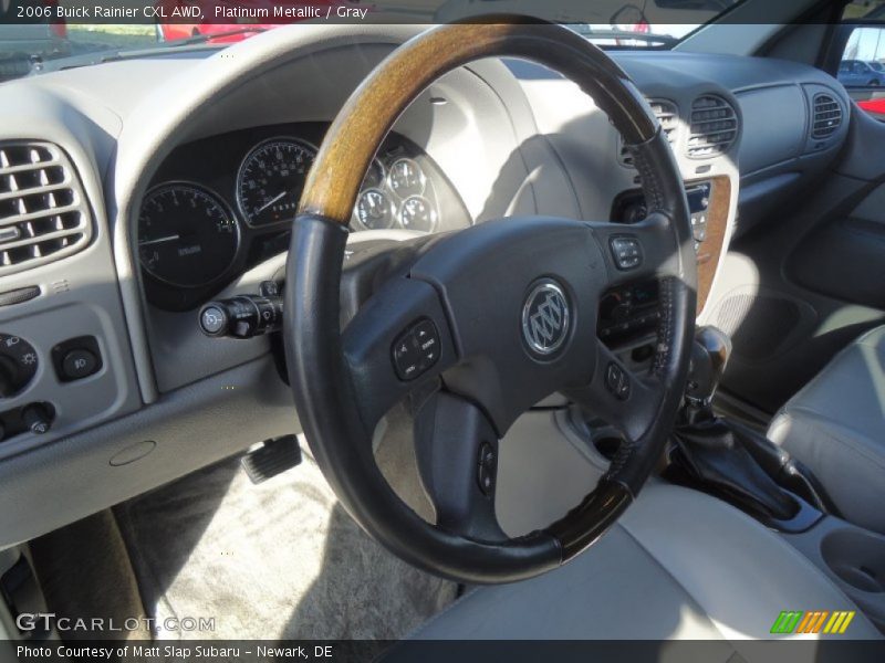 Platinum Metallic / Gray 2006 Buick Rainier CXL AWD