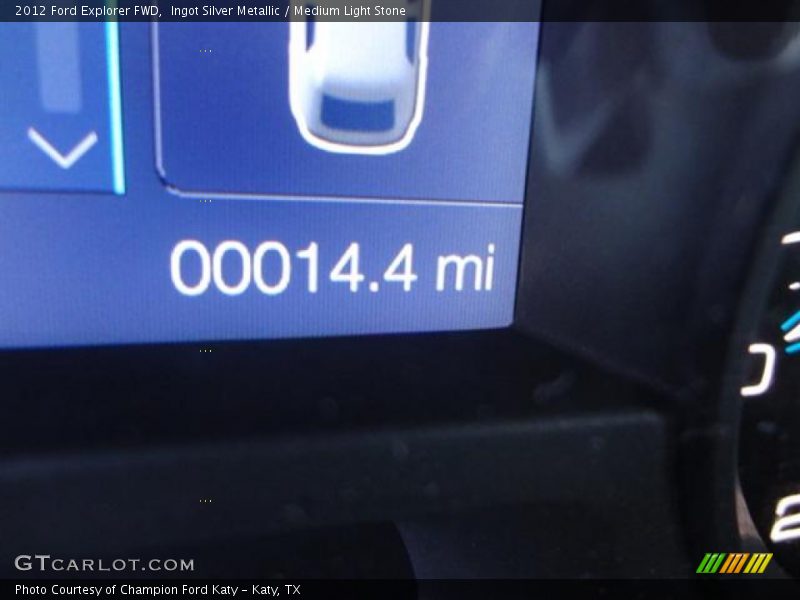 Ingot Silver Metallic / Medium Light Stone 2012 Ford Explorer FWD