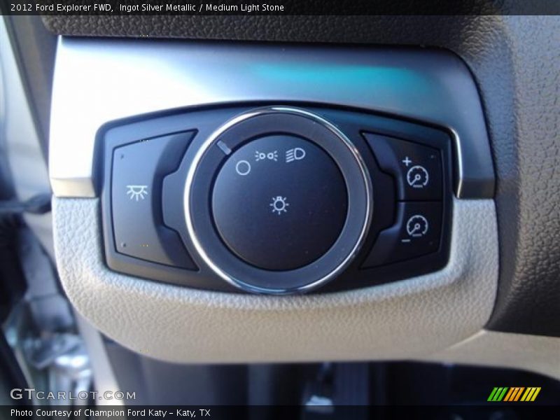 Ingot Silver Metallic / Medium Light Stone 2012 Ford Explorer FWD