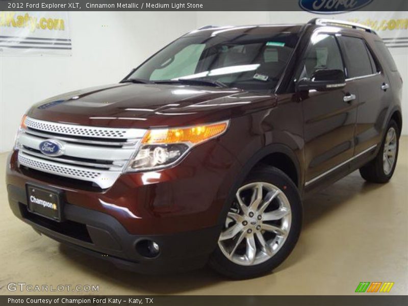 Cinnamon Metallic / Medium Light Stone 2012 Ford Explorer XLT