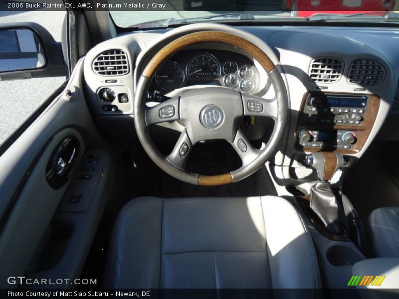 Platinum Metallic / Gray 2006 Buick Rainier CXL AWD