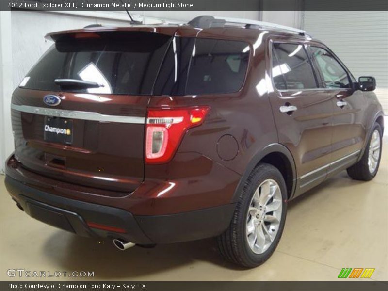 Cinnamon Metallic / Medium Light Stone 2012 Ford Explorer XLT