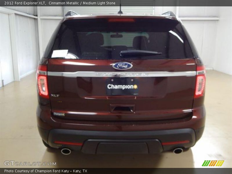 Cinnamon Metallic / Medium Light Stone 2012 Ford Explorer XLT