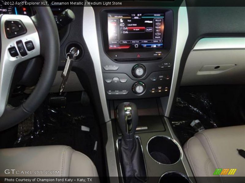 Cinnamon Metallic / Medium Light Stone 2012 Ford Explorer XLT