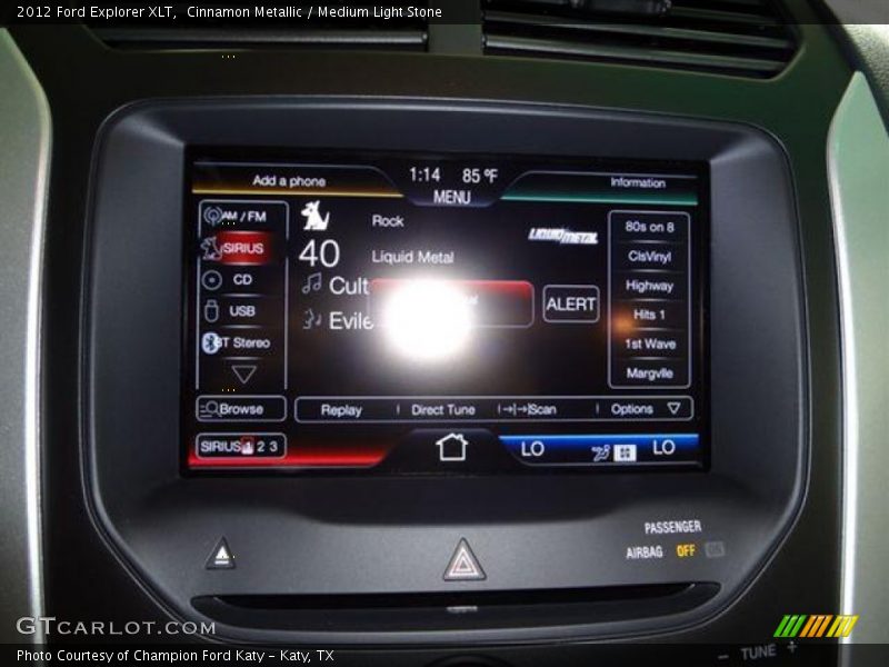 Cinnamon Metallic / Medium Light Stone 2012 Ford Explorer XLT